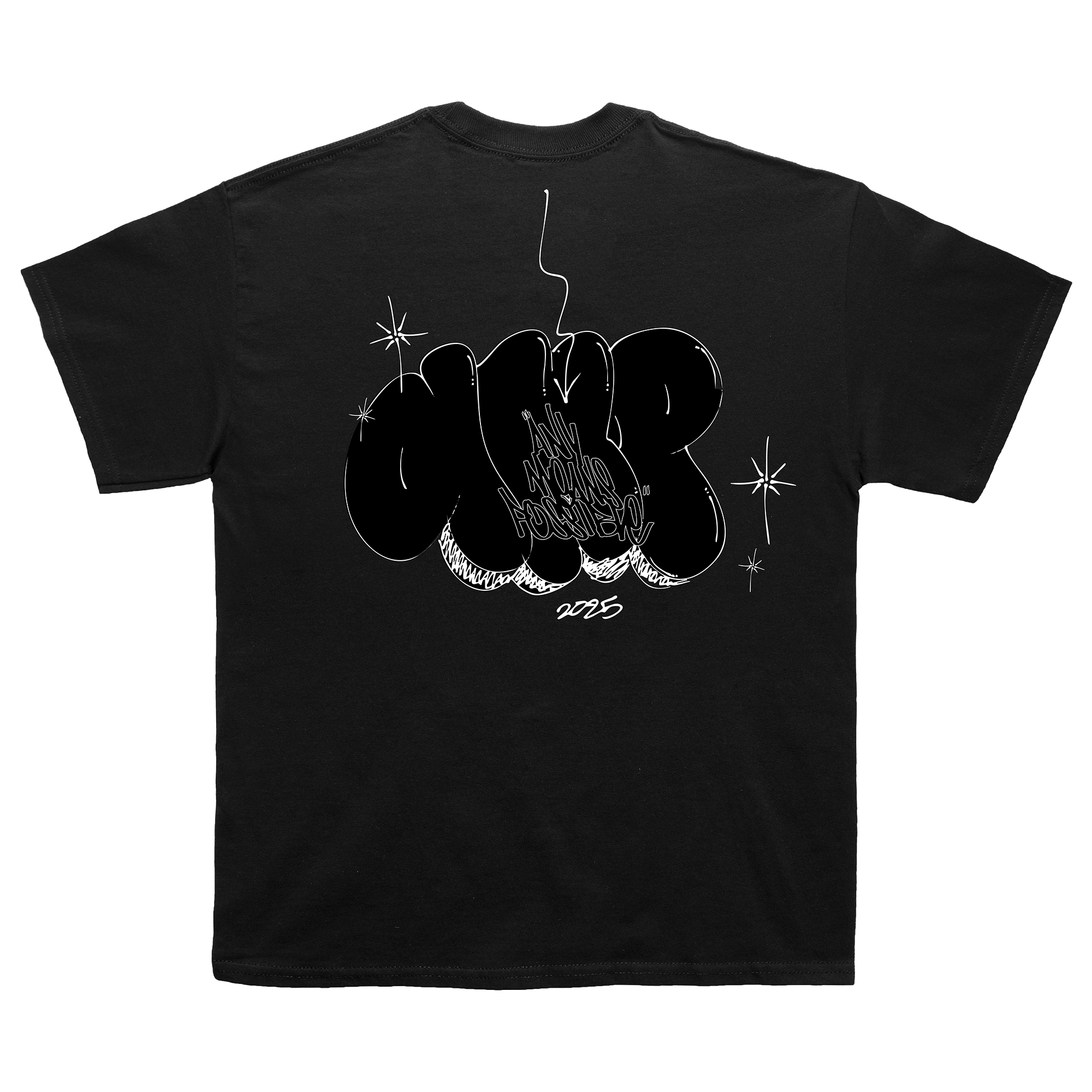 緒*様 JIMWAG GRAFFITI T ブラック Graffiti T-Shirt - Black