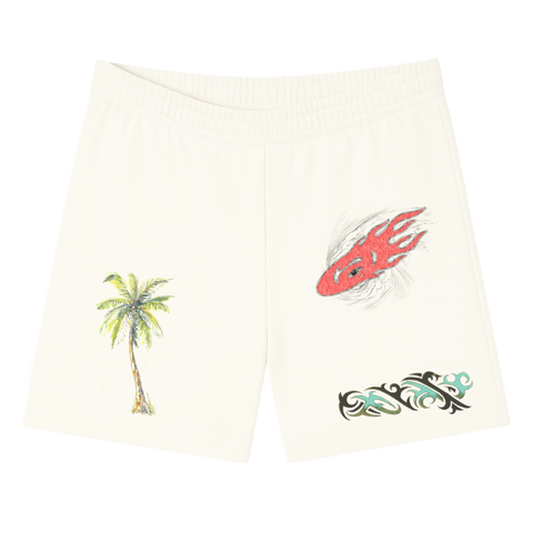 ALLOVER PRINT SHORTS