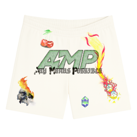 ALLOVER PRINT SHORTS